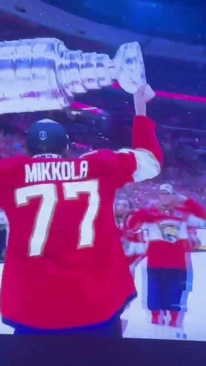 Stanley Cup Finals Niko Mikkola Holds The Stanley Cup Trophy Youtube