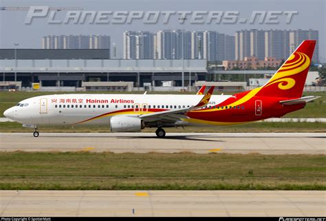 B 5625 Hainan Airlines Boeing 737 84pwl Photo By Spottermatt Id