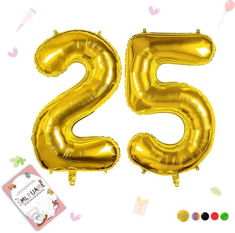 40 Inch Number Balloon 0-9 Gold Large Number 25 Balloons,Digital ...