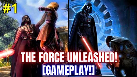 Jogando Darth Vader Star Wars The Force Unleashed Gameplay