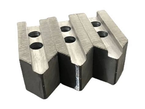 Mild Steel 6 Inch Soft CNC Jaw Material Grade EN8 Chuck Diameter