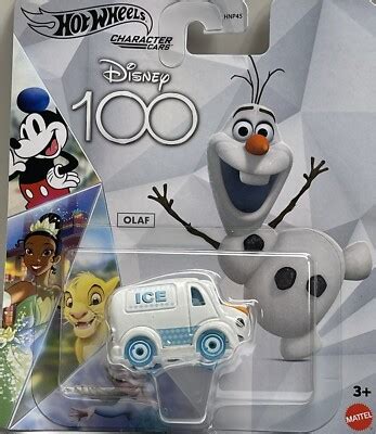 hot wheels CARÁCTER CARS Disney100 OLAF Frozen Movie eBay