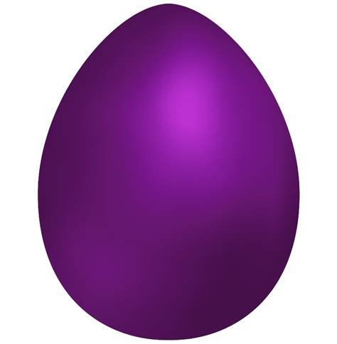 Plain Purple Easter Egg Spring Celebration Festive Ornament Holiday