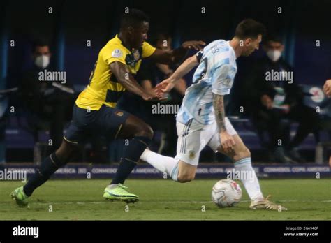 Lionel Messi Of Argentine During The Copa America 2021 Quarter Final