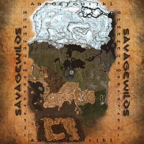 Savage Wilds - Map Locations | 3001waystodie.com