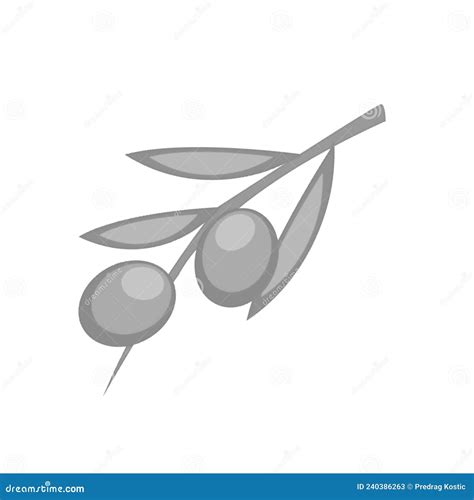 Olive Icon Illustration Stock Illustration Illustration Of Iron