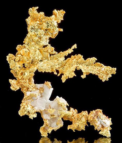 Native Gold With Quartz Matrix Geology In