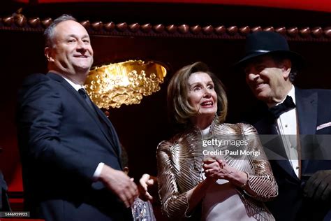 Doug Emhoff Nancy Pelosi And Paul Pelosi Attend The 45th Kennedy