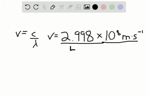 Solved Calculate The Frequency Of The Green Light Emitted Off