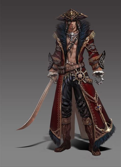 Artstation Pirate【贰零壹贰】 Ares Pirate Art Pirate Character