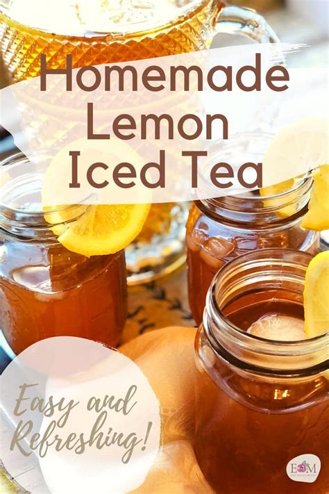 Easy Old Fashioned Lemon Iced Tea Artofit