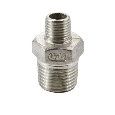 X Male Hex Nipple Threaded Reducer Connector Pipe Fitting