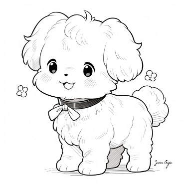 Perrito Tierno Para Imprimir Y Colorear Cute Drawings Cute Art Cute