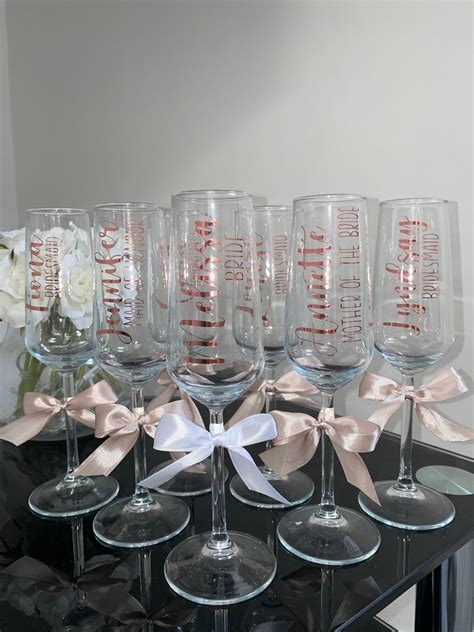 Personalised Prosecco Glasses - Etsy