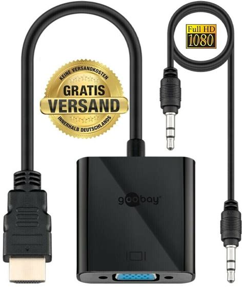 Goobay HDMI VGA Adapter 68793 Ab 3 81 Preisvergleich Bei Idealo De