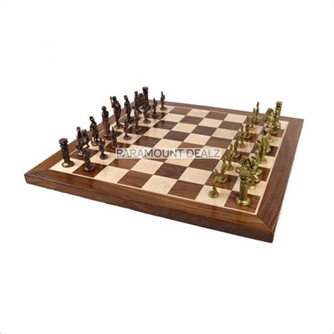 Paramount Dealz Brass Chess Set Luxury Collection Handmade Inch