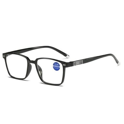 Noir argent Dioptrie 3 50 Lunettes de lecture anti lumière bleue