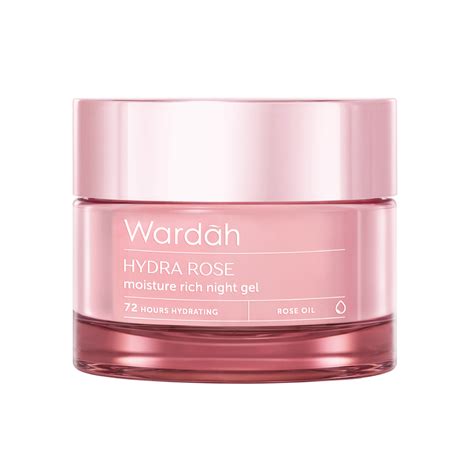 Wardah Hydra Rose Moisture Rich Night Gel · Vriske