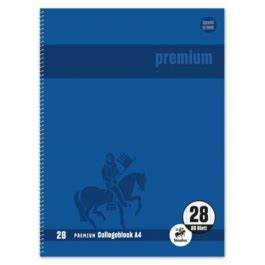 Staufen Premium Collegeblock Premium Lin A Blatt G Qm Blau