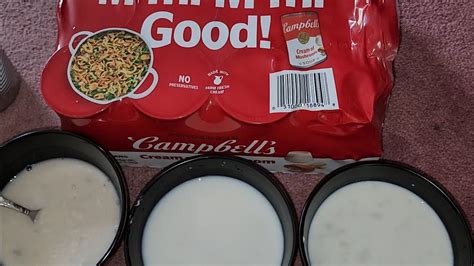 Costco Sale Item Review Campbells Cream Of Mushroom Soup Taste Test