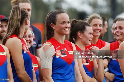 Daisy Pearce Of The Demons Looks On During The 2022 Aflw Season 7