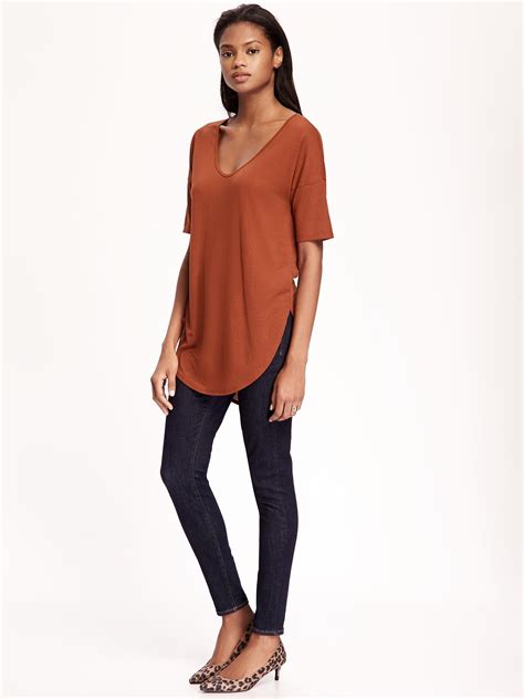 Relaxed Tunic Tee For Women Old Navy