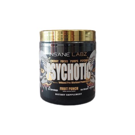 Pre Entreno Insane Labz Psychotic Gold Body Fit Supplements