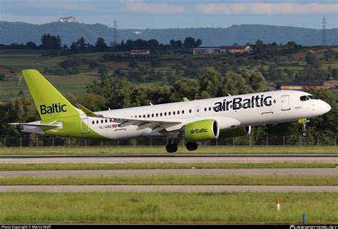 YL ABD Air Baltic Airbus A220 300 BD 500 1A11 Photo By Marco Wolf