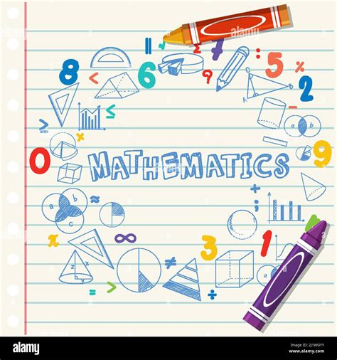 F Rmula Matem Tica De Doodle Con Fuente Matem Tica En La Ilustraci N De