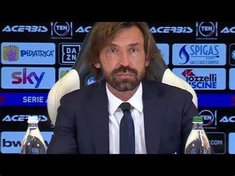 Conferenza Stampa Di Pirlo Post Spezia Vs Juventus 1 4 YouTube