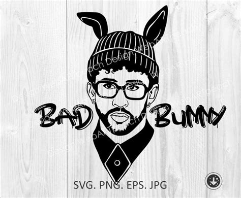 Bad Bunny Free Svg - free svg files for cricut - oggsync.com