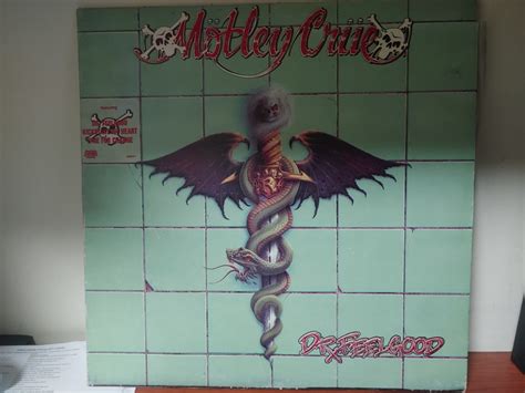 Mötley Crüe Dr Feelgood Vinyl Photo Metal Kingdom