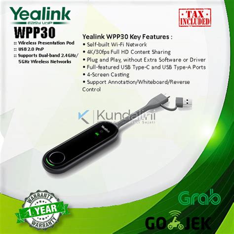 Jual Yealink Wpp30 Wireless Sharing And Byod Pod Jakarta Barat