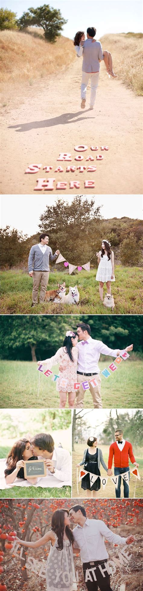 38 Easy & Creative Engagement Scene DIY Design Ideas - Praise Wedding