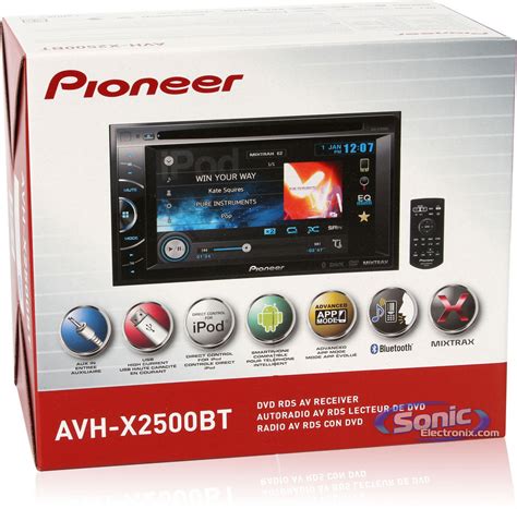 Pioneer Avh X2500bt 61 Lcd Double Din Bluetooth Car Stereo