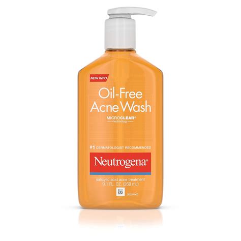 neutrogena oil  acne fighting face wash daily cleanser