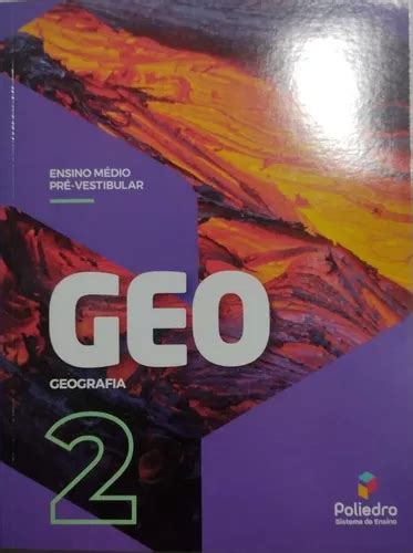 Livro Geografia Livro 2 Ensino Médio Pré vestibular Poliedro