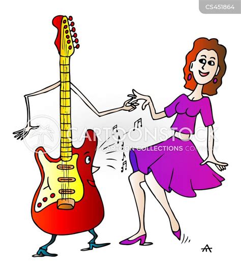 Cartoon Electric Guitars