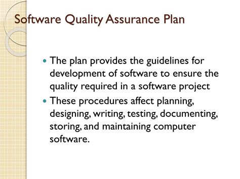 Ppt Software Quality Assurance Plan Powerpoint Presentation Free Download Id 1567633