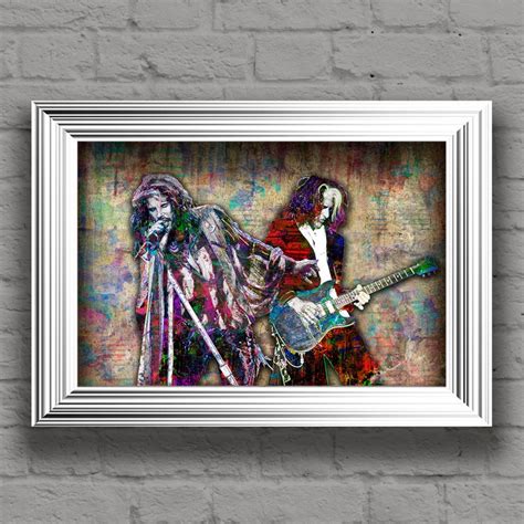 Aerosmith Print Aerosmith Artwork Aerosmith Art Aerosmith Etsy