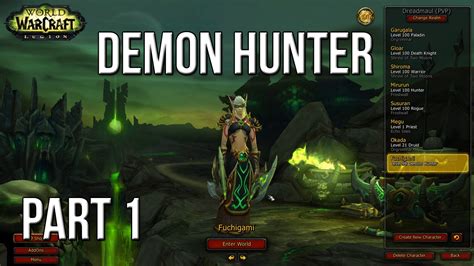 World Of Warcraft Legion Demon Hunter Starting Zone Full Questline