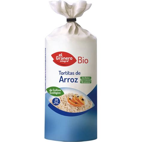 EL GRANERO INTEGRAL Bio tortitas de arroz de cultivo ecológico y sin