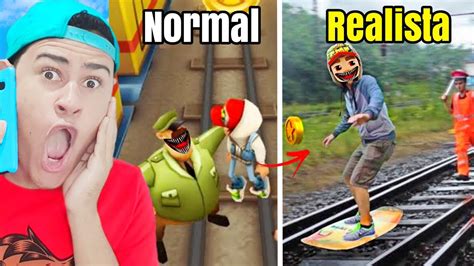 ENCONTREI O SUBWAY SURFERS MAIS REALISTA DO MUNDO Deu Ruim YouTube