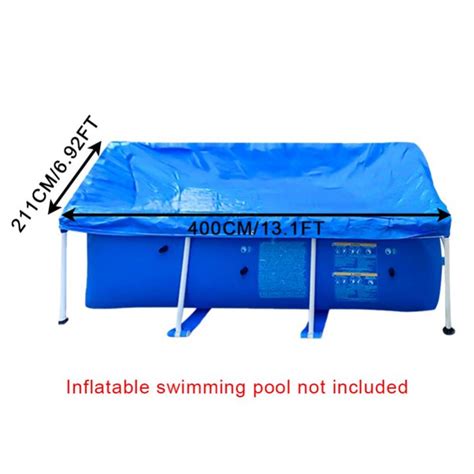 Rectangular Pool Cover, Above Ground Pool Covers, Inflatable Pool Cover for Swim Centers Size ...