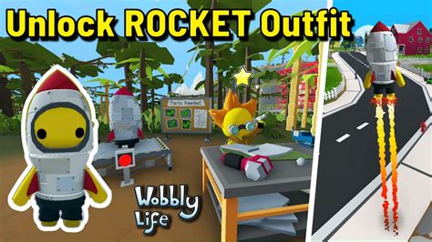 WOBBLY LIFE Unlock The ROCKET Outfit By Completing The Rocket Round