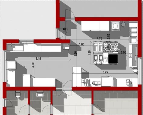 Commercial Kitchen Design With Regulations And Dwg