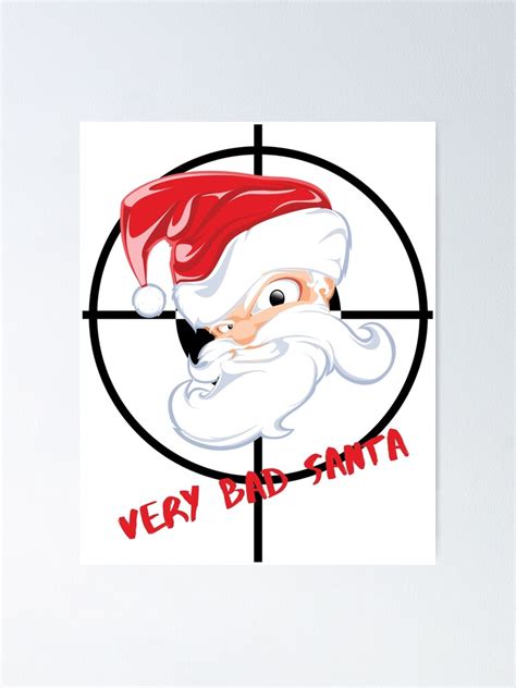 "Bad Santa" Poster for Sale by Design-prints | Redbubble