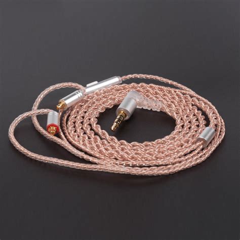 KBEAR 4 Core Copper Upgrade Earphone Cable With Mic