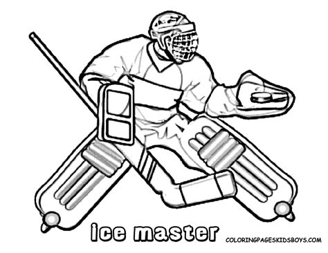 Free Printable Hockey Coloring Pages - Coloring Home