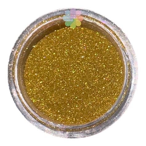 Glitter Reflectivo Holografico Dorado Blissed Nails